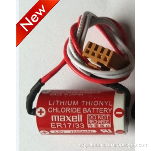 Four Hole Plug Maxell Er17/33 Lithium Battery